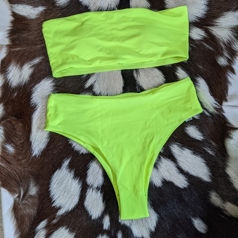 Lime Green Bikini NWOT